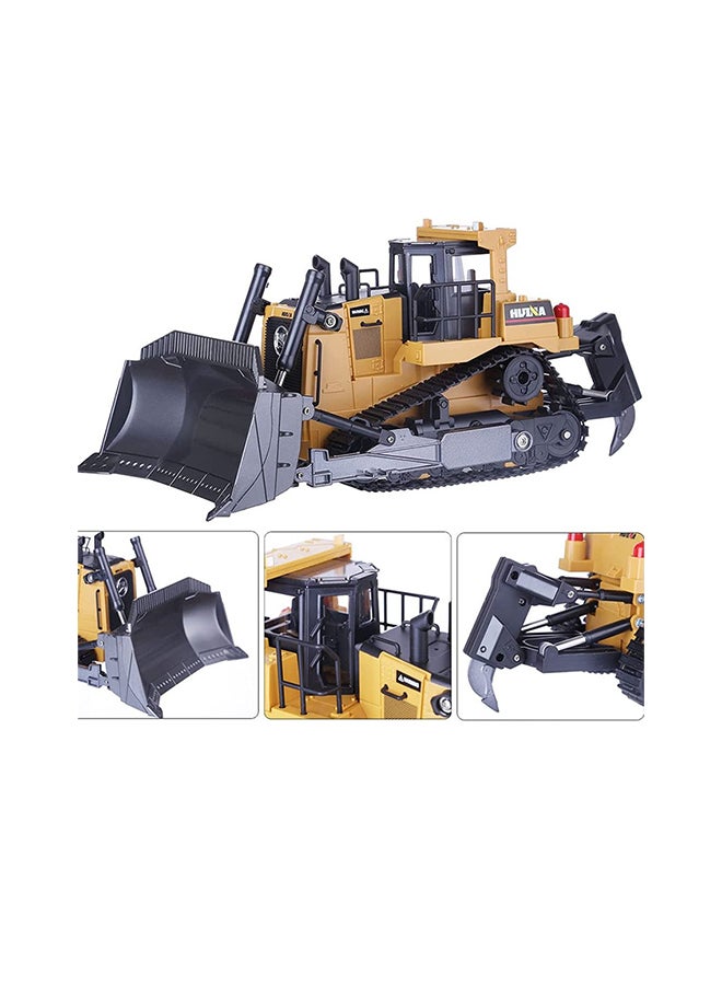 MYTOYS - RC Bulldozer 1/16 9CH Remote Control Front Loader 2.4G Construction Vehicle - Image 1