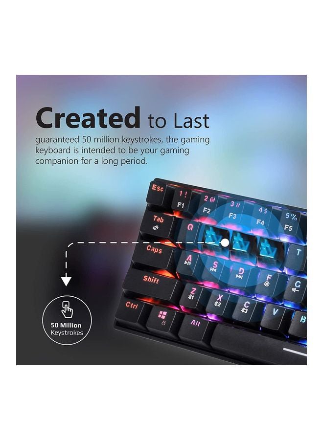 لوحة مفاتيح ميكانيكية VertuPro-80 HyperSpeed ​​بدون مفتاح