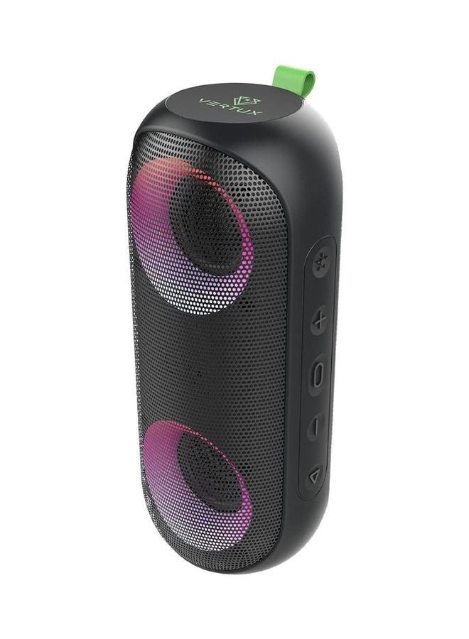 Rumba Bass Boosted Water Resistant LED Bluetooth Speaker
