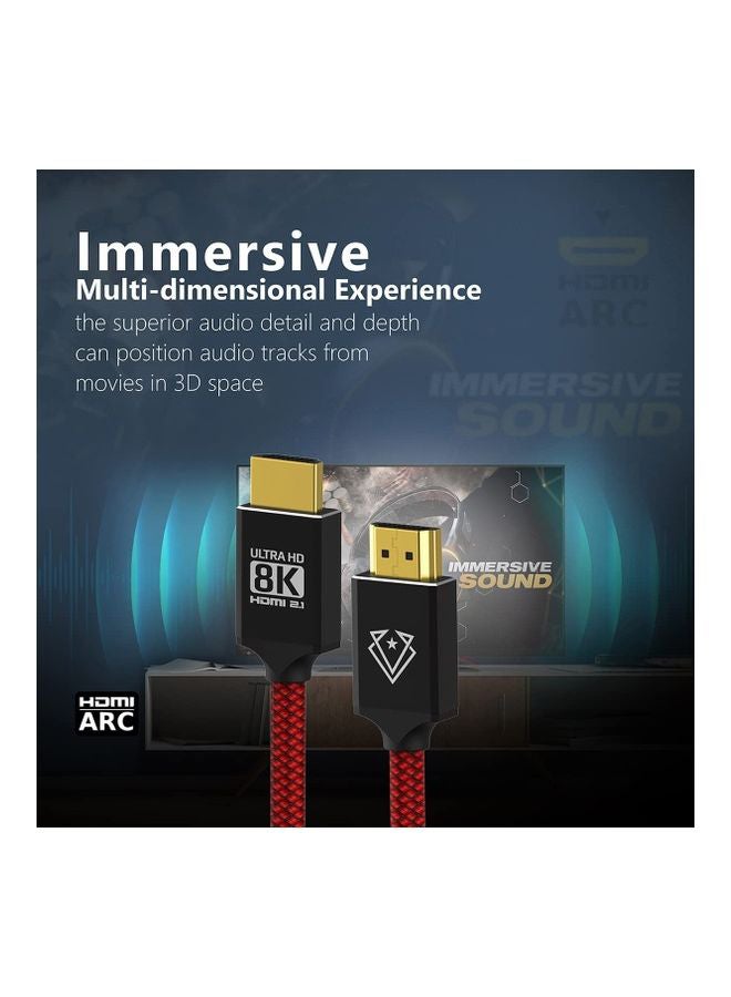 VERTUX Ultra HD High Speed Audio Video Cable With HDR Support - Image 5