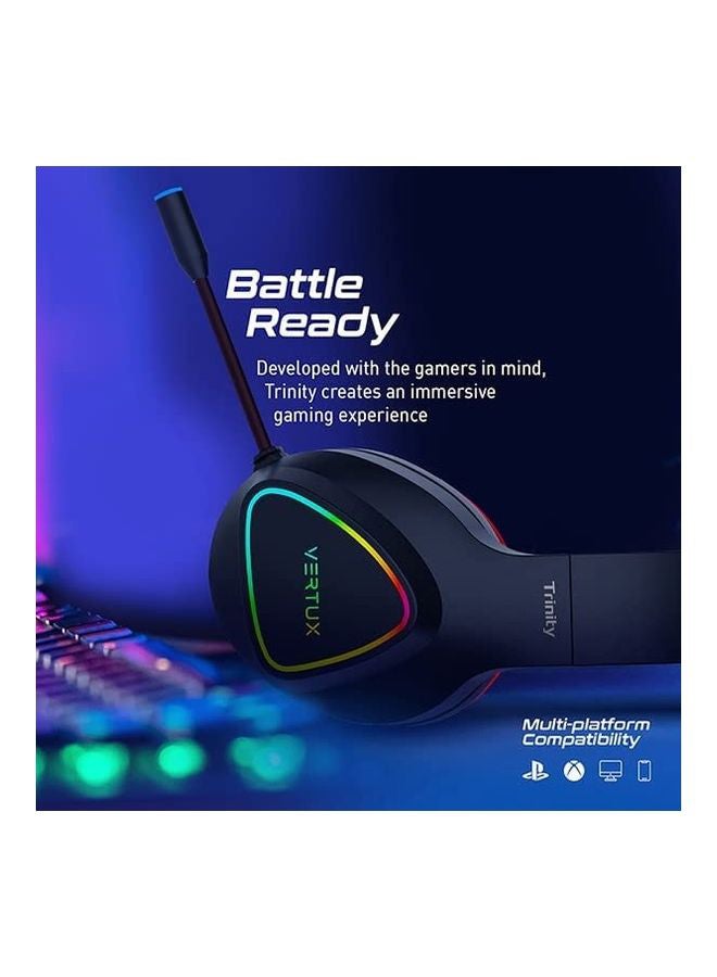 VERTUX - Stereo Immersive Pro Gaming Over Ear Headset - Image 1