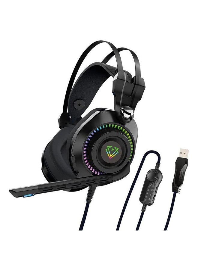 VERTUX Bogota High Definition Gaming Headset With RGB LED Light - Image 1