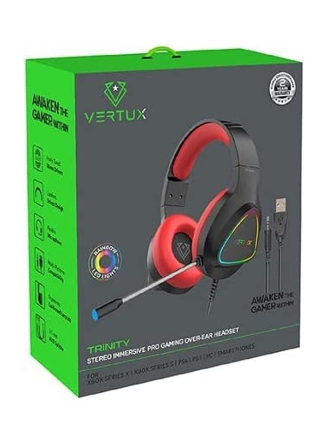 VERTUX - Stereo Immersive Pro Gaming Over Ear Headset - Image 1