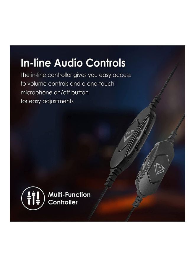 VERTUX Miami 7.1 Sound Gaming Headphone Wth Mic And USB Connectivity - Image 2