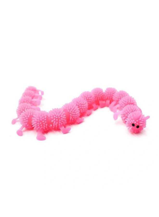 fashionhome 5-Piece Caterpillar Anti Stress Face Reliever Squeeze Relief Healthy Toy - Image 2