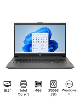 15-dw3072nx Laptop With 15.6-Inch HD Display, Core i3 Processor/4GB RAM/256GB SSD/Windows 11/Intel UHD Graphics Card English/Arabic Chalkboard Grey - v1657118762/N52540568A_1
