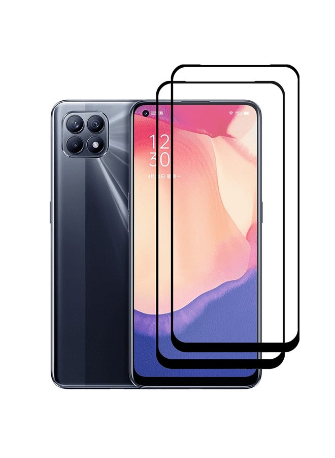 مارجون مجموعة لاصقة حماية للشاشة لهاتف أوبو رينو 4 SE مكونة قطعتين شفاف - Image 2