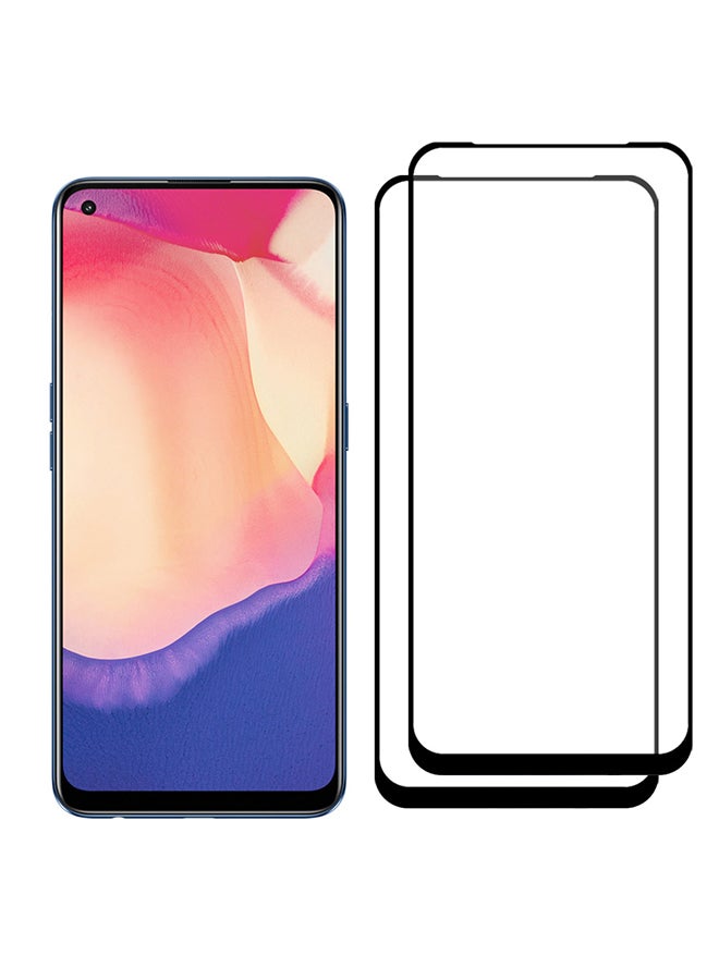 مارجون مجموعة لاصقة حماية للشاشة لهاتف أوبو رينو 4 SE مكونة قطعتين شفاف - Image 3