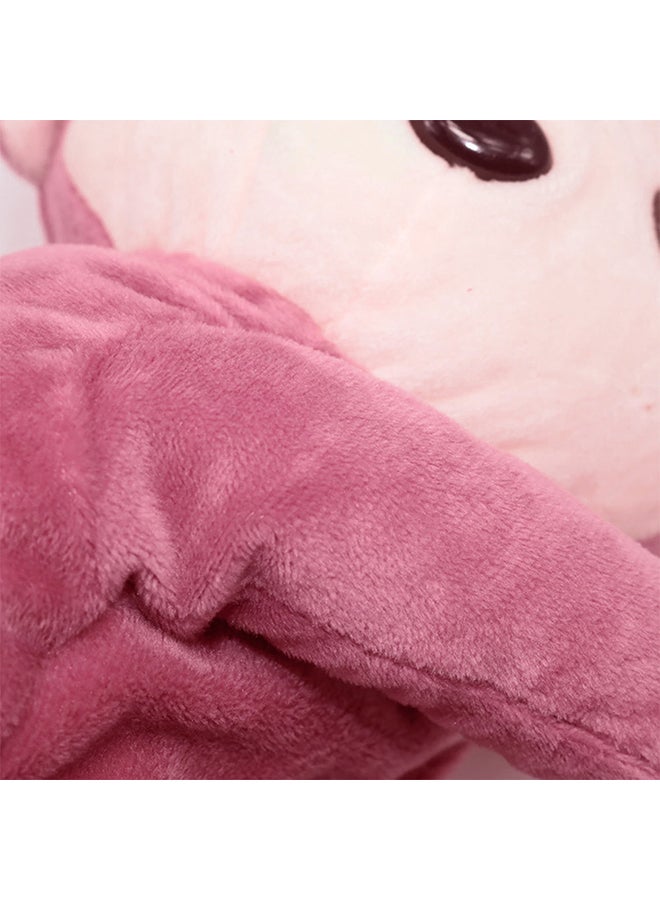 MARGOUN Hanging Monkey Tissue Holder Pink/White 35cm - Image 3