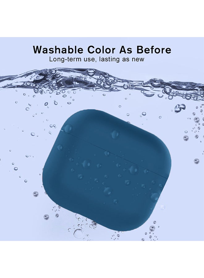 MARGOUN - Protective Shockproof Silicone Case Cover for Apple AirPods 3 Dark Blue - Image 1