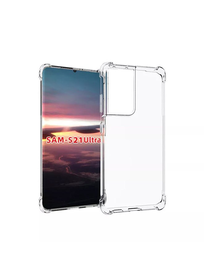 MARGOUN Shockproof Gorilla Bumper Case Cover for Samsung Galaxy S21 Ultra 6.8 inch Clear  - Image 5