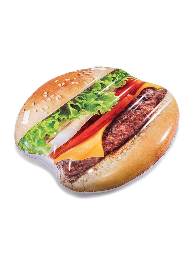 Juicy Inflatable Burger Island Pool Float 135x127x23cm - v1657163903/N34073302A_2