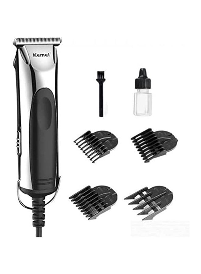 Kemei KM850 Electric Shaver Silver/Black - Image 3