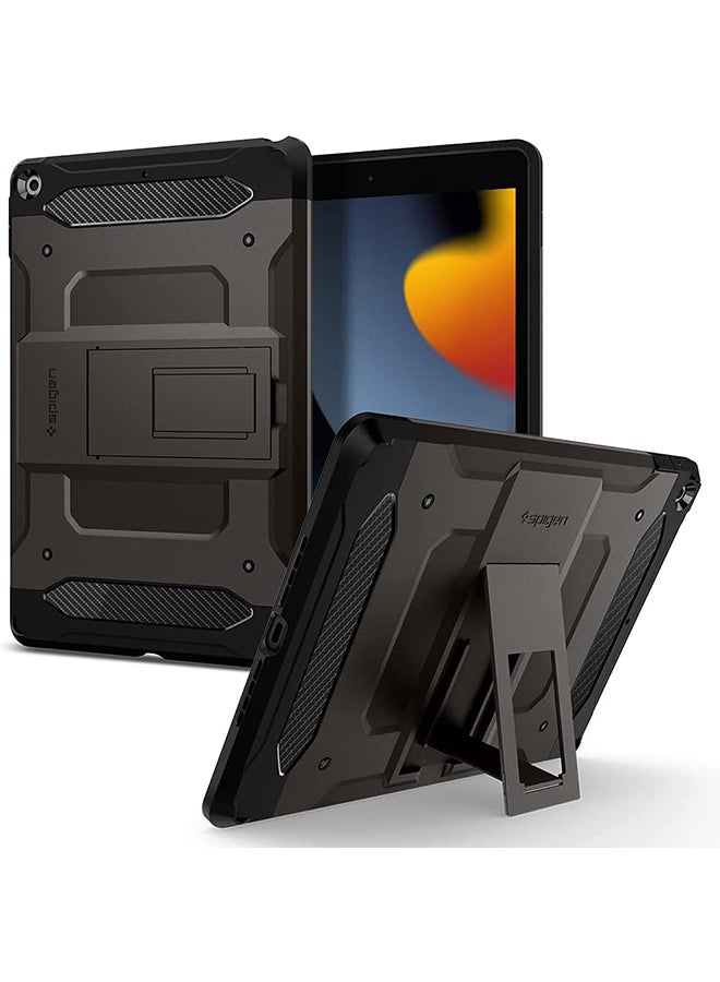 Spigen Tough Armor Tech Case Cover For Apple iPad 10.2 inch 9th / 8th /7th Generation (2021 /2020/2019) Gunmetal - Image 1