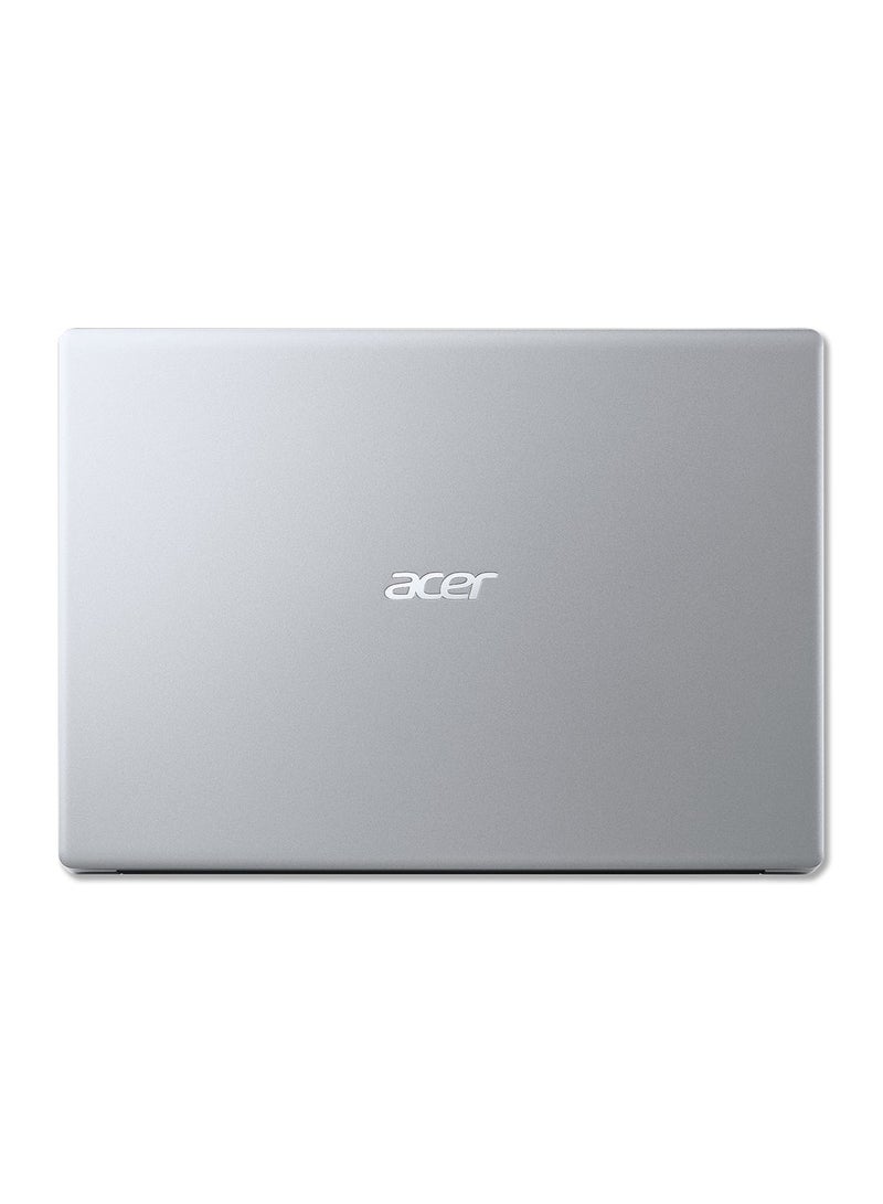 Acer - Aspire 1 A114 Notebook With 14-Inch FHD Display, Intel Celeron N4500 Processor / 4GB RAM / 128GB eMMC / Intel UHD Graphics / Win 11S Home + Microsoft Office 365 Personal 1 Year Preloaded /International Version English/Arabic Pure Silver - Image 1