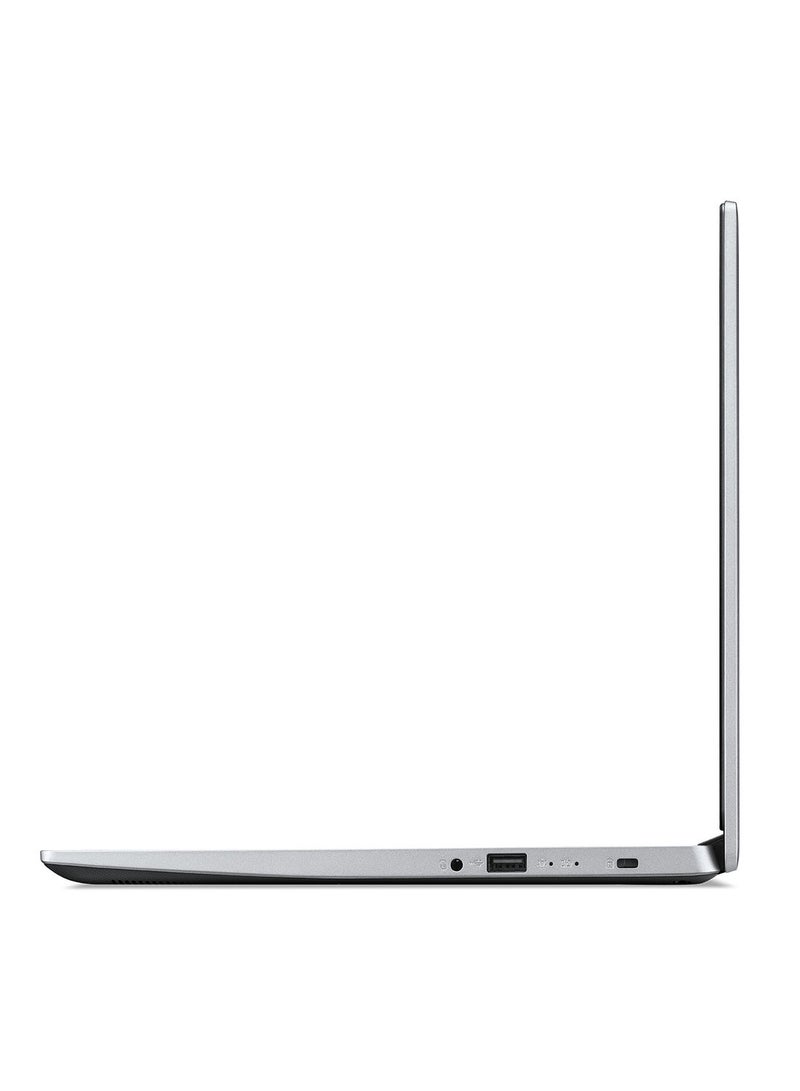 Acer - Aspire 1 A114 Notebook With 14-Inch FHD Display, Intel Celeron N4500 Processor / 4GB RAM / 128GB eMMC / Intel UHD Graphics / Win 11S Home + Microsoft Office 365 Personal 1 Year Preloaded /International Version English/Arabic Pure Silver - Image 1