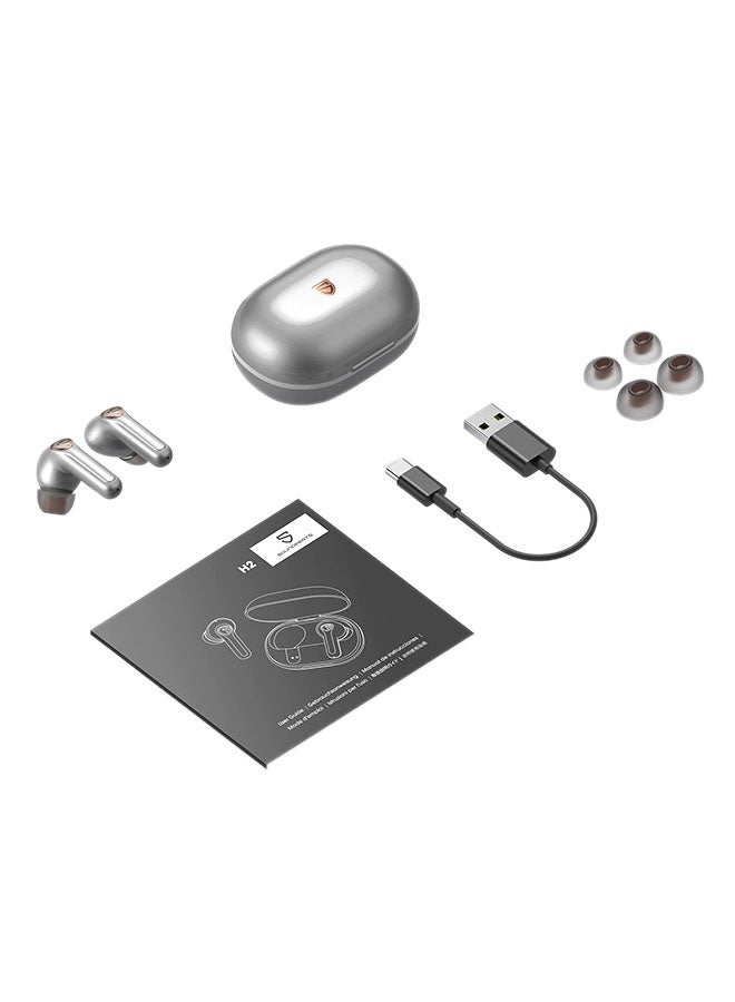 SoundPEATS - H2 Hybrid Dual Driver Wireless Earbuds Grey - Image 1