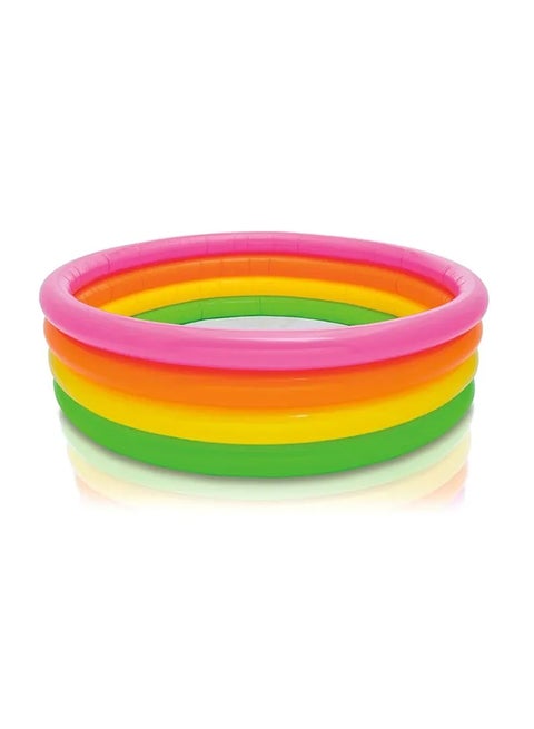 Rainbow Family  Inflatable Foldable Portable Lightweight Swimming Pool 168x46cm