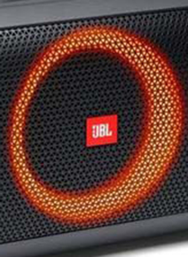 JBL - Portable Party Speaker With Built-In Lights And Wireless Mic Black - Image 1