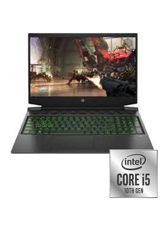 HP - Pavilion 15-Dk1026Ne Gaming Laptop / 15.6 Inch Fhd Ips Display /  Intel Core I5-10300H/8 GB Ram/ 1Tb HDD/  128GB SSD/ Nvidia Geforce Gtx 1650 4Gb GDDR6 Graphics/ Backlit Keyboard/ Dos English Shadow Black - Image 1