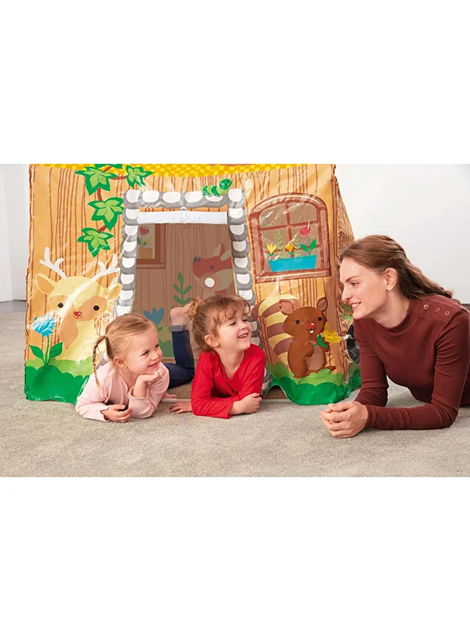 Bestway Backyard Cabin Playhouse Garden Playground Tent Indoor Toys And Games 102 x 76 x 114cm 102 x 76 x 114cm