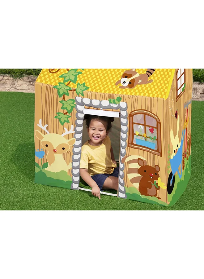 Bestway Backyard Cabin Playhouse Garden Playground Tent Indoor Toys And Games 102 x 76 x 114cm 102 x 76 x 114cm