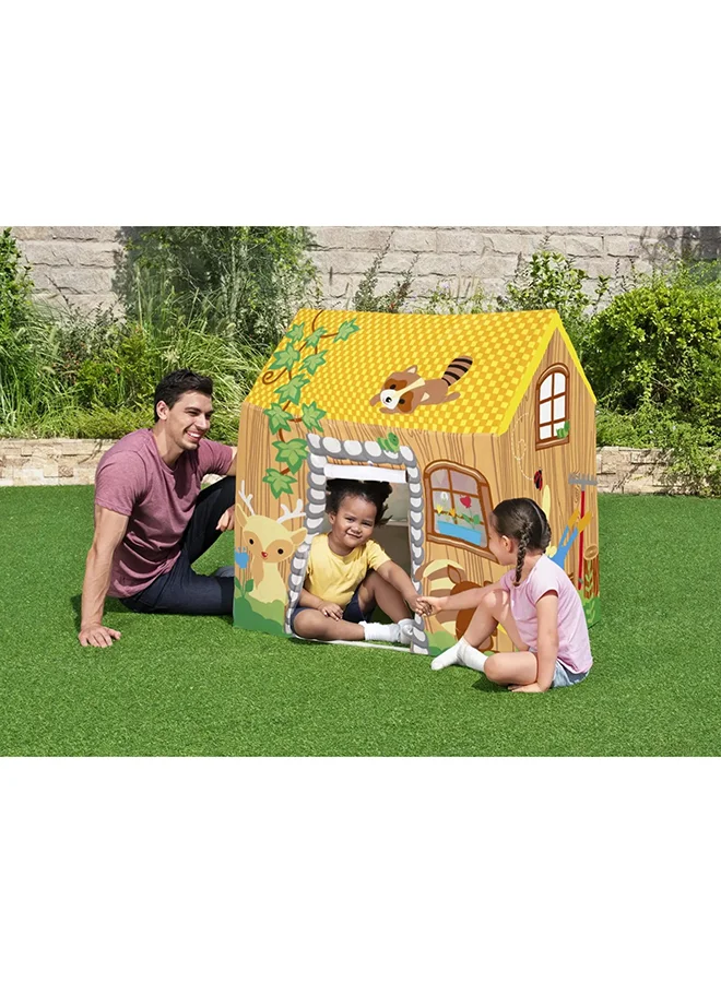 Bestway Backyard Cabin Playhouse Garden Playground Tent Indoor Toys And Games 102 x 76 x 114cm 102 x 76 x 114cm