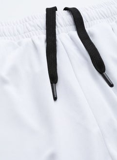 HRX by Hrithik Roshan Mid Rise Comfortable Shorts Optic White / Phlox Pink / Jet Black  - Image 5