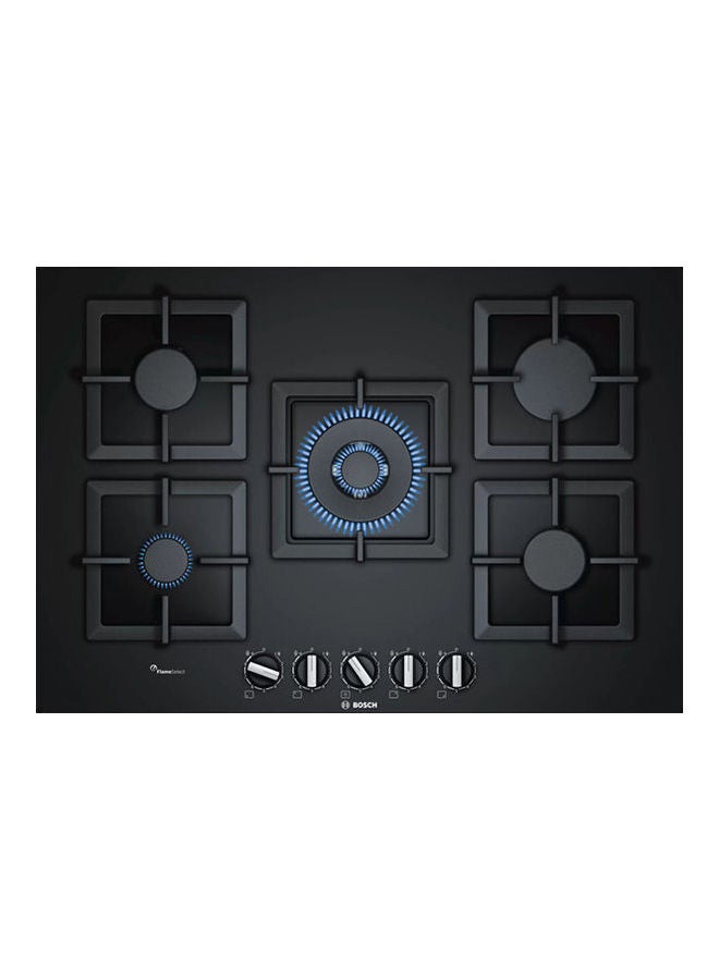 BOSCH Serie 6 Gas hob PPQ7A6B20 Black - Image 1