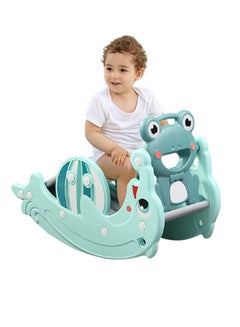 XIANGYU Indoor Plastic 2 In 1 Rocking Horse Slide 102x34x47cm  - Image 1