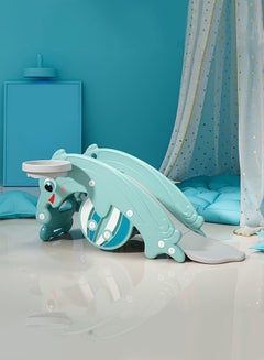 XIANGYU Indoor Plastic 2 In 1 Rocking Horse Slide 102x34x47cm  - Image 3
