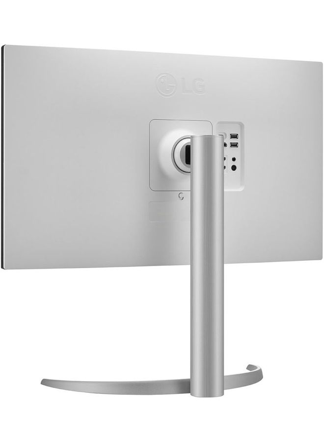 LG - 27UP850 27” 4K UHD IPS Monitor, 60Hz Refresh Rate, 5ms Response Time, 1.07B Color Support, 3840x2160 Resolution, VESA Display HDR 400, 16:9 Aspect Ratio, USB-C, 27UP850N Silver - Image 1