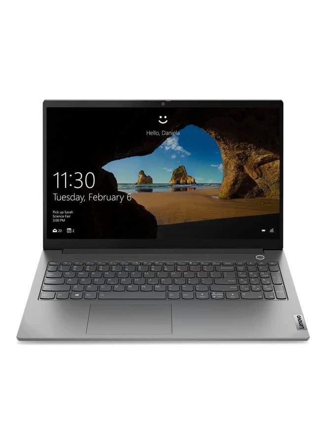 Lenovo - ThinkBook 15 (Upgraded Version) Laptop With 15.6-Inch Display, Core i7 1165G7 Processor/8GB RAM/1TB HDD/2GB NVIDIA Geforce Graphic Card/DOS(Without Windows) English ‎Mineral Grey - Image 1