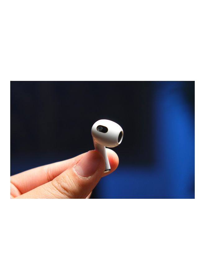 3rd Generation True Wireless Earphones Sport Bluetooth Noise Cancellation Earbuds Compatible with All iPhone and Android Smartphones White