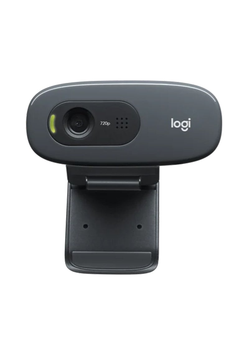 Logitech C270 HD Webcam Grey 