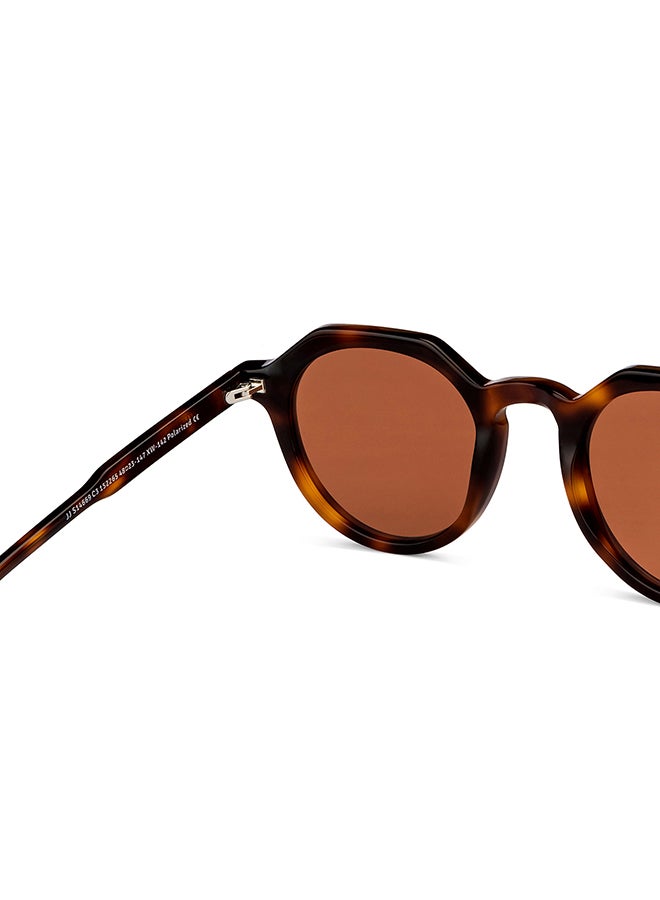 John Jacobs Full Rim Round Branded Latest and Stylish Sunglasses | Polarized and 100% UV Protected | For Men & Women | X-Large | JJ S14669 - Image 4