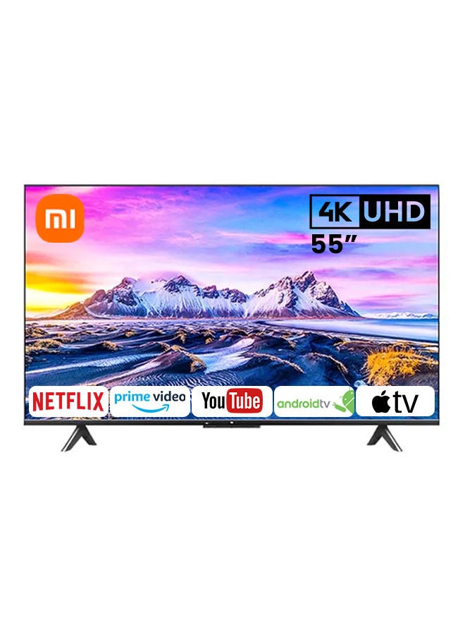 Xiaomi - Mi Smart TV P1 55 inch 4K Android L55M6-6AEU L55M6-6AEU Black L55M6-6AEU Black - Image 1