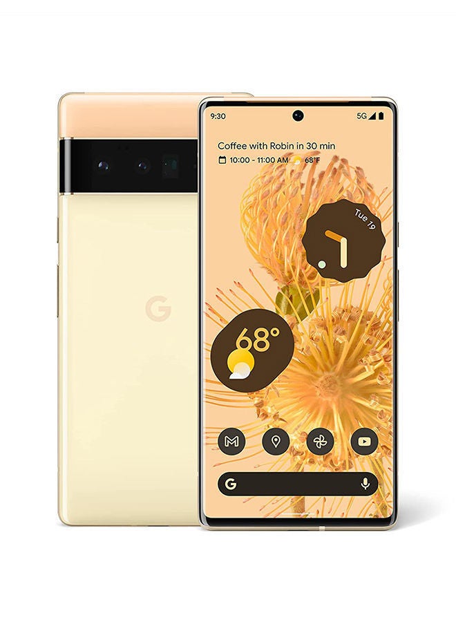 Google - Pixel 6 Pro Sorta Sunny 12GB RAM 128GB 5G - International Version - Image 1