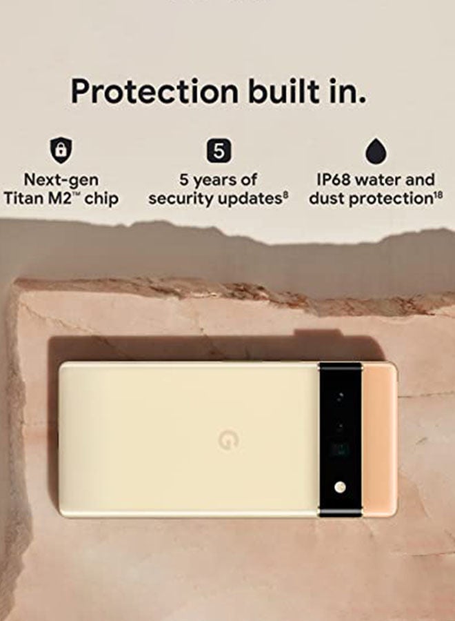 Google - Pixel 6 Pro Sorta Sunny 12GB RAM 128GB 5G - International Version - Image 1
