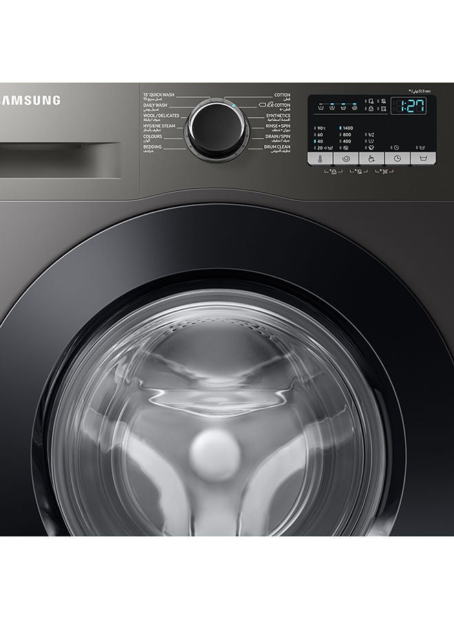Samsung - Washing Machine With Hygiene Steam, Digital Inverter Technology 1400 RPM - 8 kg 8 kg 930 W WW80T4040CX1AS Silver - Image 1