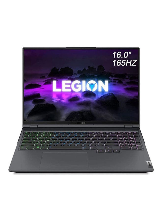 Lenovo Legion, 5 Pro 16ACH6H Gaming (Upgraded Version) Laptop 16 Inch WQXGA Display AMD Ryzen7 5800H 16GB RAM 1TB SSD 6GB NVIDIA GeForce RTX3060 Dos English/Arabic Storm Grey  - Image 1