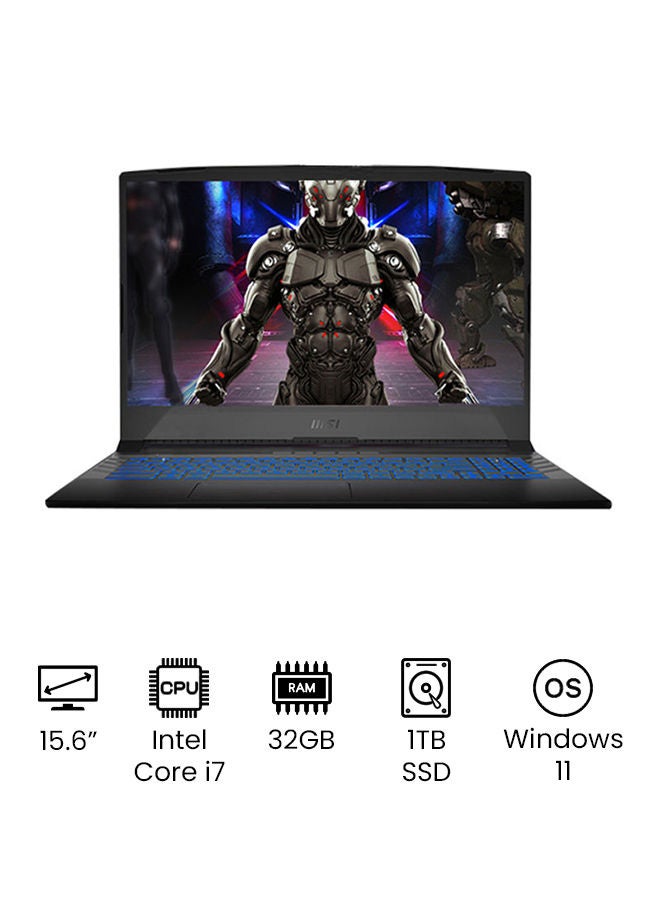 MSI - Pulse GL66 12UGK Gaming Laptop With 15.6-Inch QHD Display, Core i7-12700H Processor / 32GB RAM / 1TB SSD / 8GB NVIDIA GeForce RTX3070 Graphics / Windows 11 / English Titanium Gray - Image 1