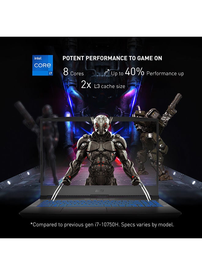 MSI - Pulse GL66 12UGK Gaming Laptop With 15.6-Inch QHD Display, Core i7-12700H Processor / 32GB RAM / 1TB SSD / 8GB NVIDIA GeForce RTX3070 Graphics / Windows 11 / English Titanium Gray - Image 1