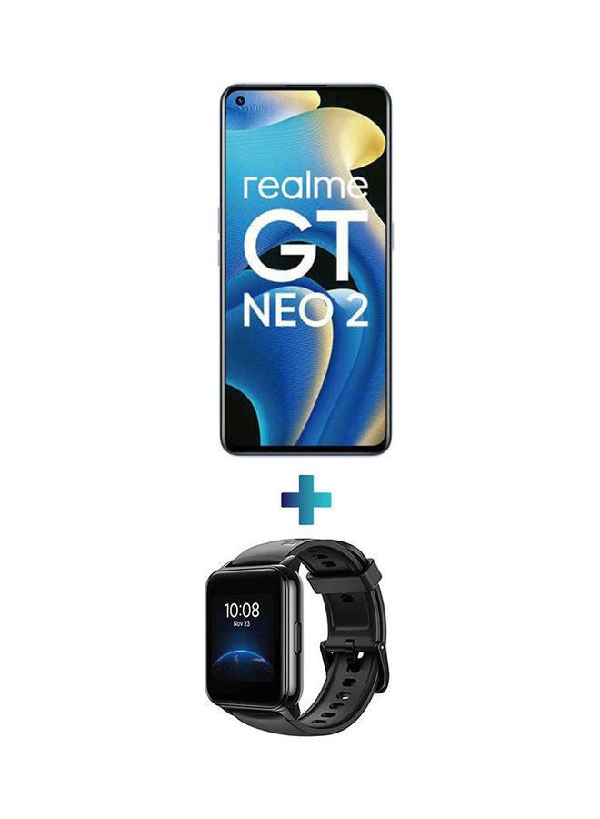 GT Neo 2 Dual Sim 256GB 12GB 5G Neo Blue With Realme Watch 2 Gift