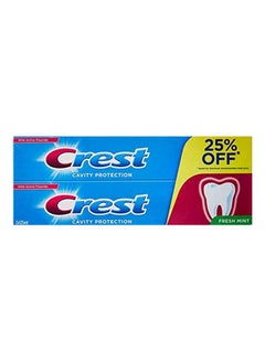 Crest Cavity Protection Fresh Mint Toothpaste Pack of 2 125ml 