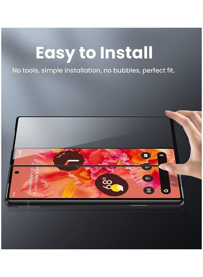 MARGOUN 2Pack for Google Pixel 6a Screen Protector Crystal Clear 9H Tempered Glass Scratch Resistant Full Coverage Film 6.1 inch Compatible with Pixel 6a 2022 Release Clear - Image 5