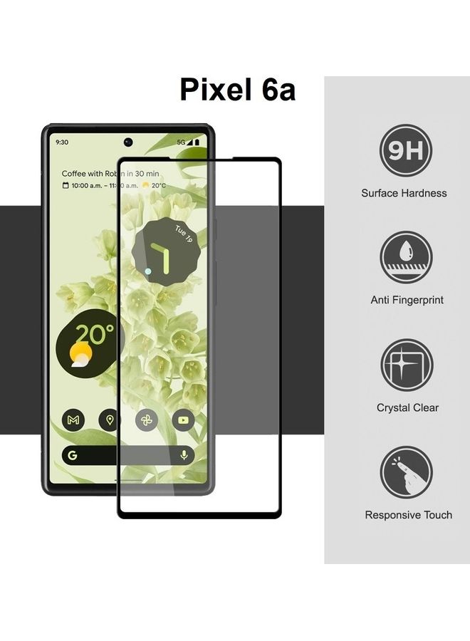 MARGOUN 2Pack for Google Pixel 6a Screen Protector Crystal Clear 9H Tempered Glass Scratch Resistant Full Coverage Film 6.1 inch Compatible with Pixel 6a 2022 Release Clear - Image 4