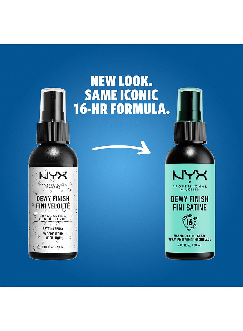 NYX PROFESSIONAL MAKEUP - Makeup Setting Spray - Dewy Finish, Long-Lasting Vegan Formula 60ml - Image 1