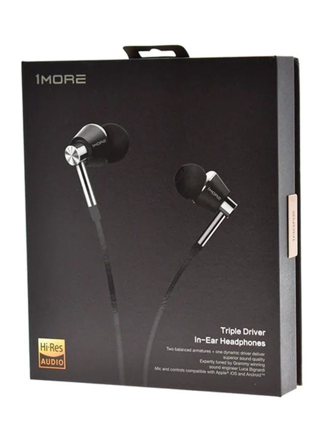 1MORE Tripler Driver In-Ear Earphones Black - Image 5