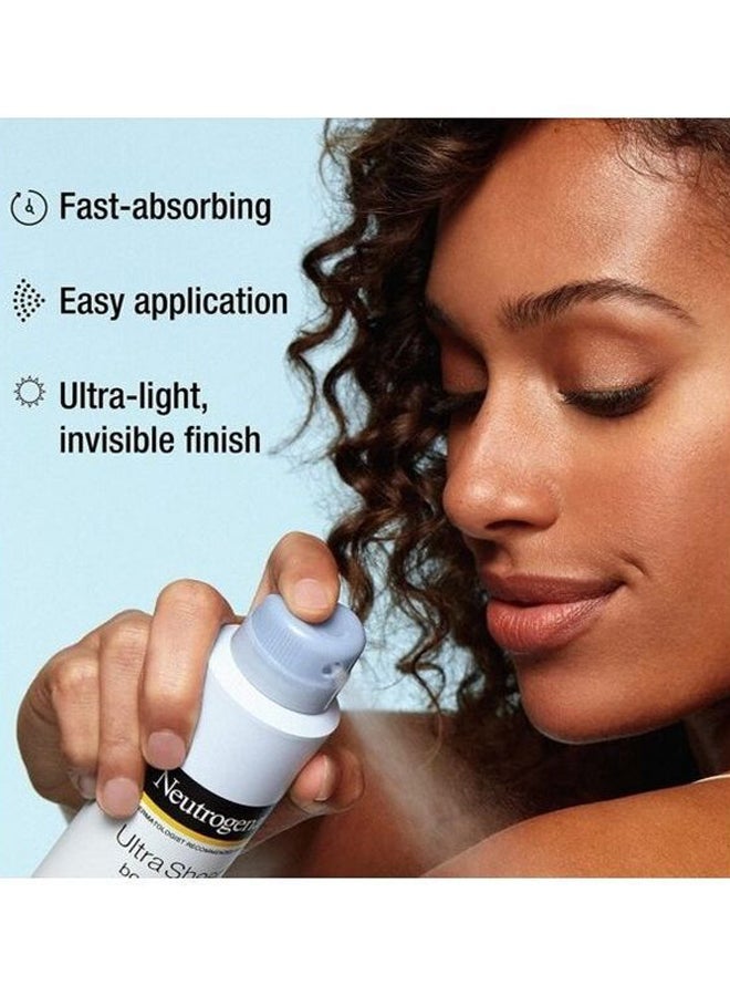 Neutrogena - Ultra Sheer Body Mist Sunscreen SPF 60 Spray 141grams - Image 1